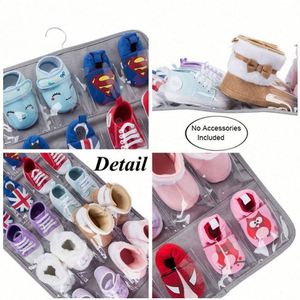 24 Pockets Over the Door Baby <b>Shoes</b> Organizer for Children Socks Underpants Kids Toys Jewelry Accessories - Product Image 6