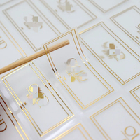 Rouleaux d'étiquettes transparentes mates Étiquettes transparentes imprimées personnalisées pour produits de soins de la peau et cosmétiques Étiquettes transparentes réutilisables