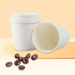 Custom Printed Disposable Paper Cup For Coffee To Go Cups