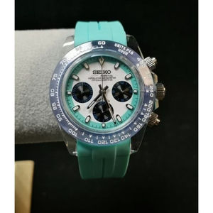 Nouvelle montre <span class=keywords><strong>de</strong></span> Seiko série Dopamine d'été, <span class=keywords><strong>lunette</strong></span> en acrylique, modèle d'été décontracté, mouvement VK63 - Product Image 6