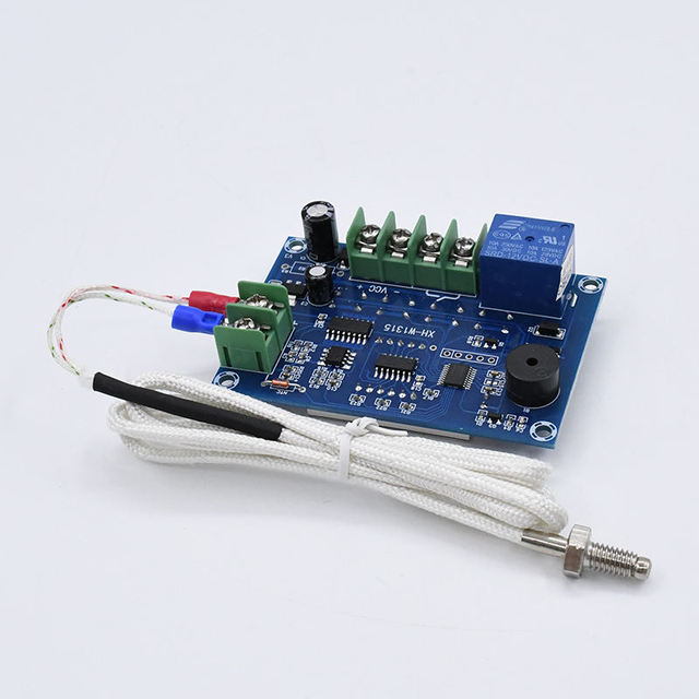 XH-W1315 DC 12V 24V AC 220V High Temperature Digital Thermostat Switch K-Type Thermocouple Control Sensor Module -30~999 Degree