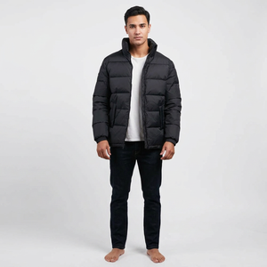 Chaqueta de Invierno para Hombre, Estilo Urbano, Cuello Alto, Acolchada, de Secado Rápido, Resistente al Viento, Precio Razonable, Servicio OEM, Directo de Fábrica - Product Image 1