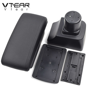 Vtear Bracciolo Anteriore per Auto in ABS e Pelle PU con Caricatore USB, Portabicchieri e Vano Portaoggetti Centrale, Accessori Interni per Ford <span class=keywords><strong>Figo</strong></span> 2018 - Product Image 5