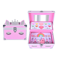 Set Perlengkapan Rias Anak-Anak Diskon Besar, Kosmetik Asli yang Dapat Dicuci, Set Mainan Kosmetik Putri