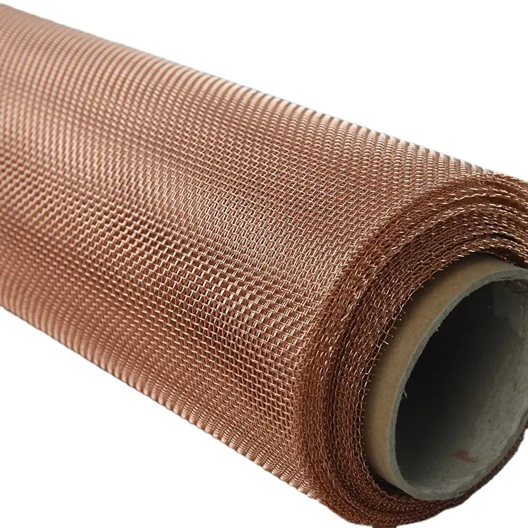 Cheap 100 120 150 200 Mesh Phosphor Bronze Wire Mesh Fabric Pure Copper  Brass Mesh Wire Mesh Screen