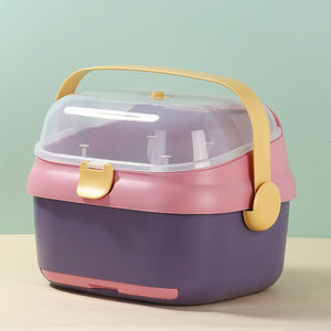 Boîte de rangement pour biberon en plastique anti-poussière avec une capacité de 10 à 20 litres - Product Image 3
