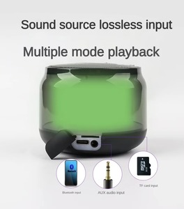 S100 colorido LED Mini altavoces estéreo inalámbricos para exteriores con TF <span class=keywords><strong>Subwoofer</strong></span> MP3 música columna de sonido para computadora teléfono inteligente - Product Image 4