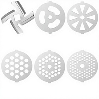 Ensemble complet d'accessoires pour hachoir à viande en acier inoxydable pour batteurs sur socle, compatible lave-vaisselle, solution tout-en-un SUS304/420