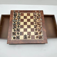 Ventes directes du fabricant de haute qualité d'un nouveau jeu d'échecs à double tiroir avec des tailles personnalisables