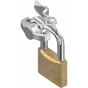EMKA 1000-U429-01 Dual Padlockable Wing <strong>Knob</strong> Quarter Turn Cam Lock Power Distribution Cabinet <strong>Door</strong> 1/4 Turn Lock Latch - Product Image 5