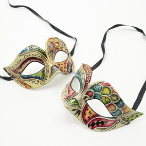 <span class=keywords><strong>Masque</strong></span> de <span class=keywords><strong>Venise</strong></span> en plastique demi-visage de haute qualité Costume de bal de mascarade de Style vénitien pour la décoration d'halloween de fête - Product Image 2