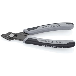 คีมตัดอเนกประสงค์ KNIPEX 78 61 125 ESDSB ป้องกันไฟฟ้าสถิต พร้อมด้ามจับหลายส่วนประกอบ สีบรูนิต ขนาด 125 มม. - Product Image 1