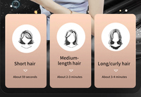 Ensemble de sèche-cheveux portable haute vitesse super professionnel, infrarouge ionique en une seule étape, utilisation en salon, outil de coiffage multifonctionnel