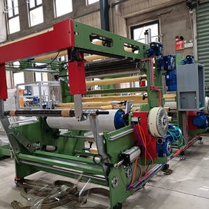 PE PP Film <strong>Blowing</strong> <strong>Machine</strong> Automatic Winding Center Friction Winding PLC Mechanical Arm Unloading High Productivity - Product Image 2
