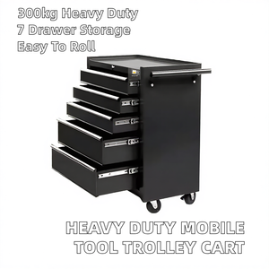 Heavy Duty Iron <b>Tool</b> <b>Trolley</b> Drawer Cabinet Customizable Anti-Rust Storage Mobile Chest Auto Repair Rolling Cart OEM - Product Image 2