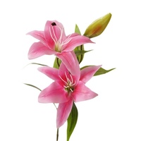 Buket Bunga Lily Buatan, Rangkaian Bunga Palsu, Dekorasi Pernikahan Mewah, Dekorasi Rumah, Perlengkapan Fotografi