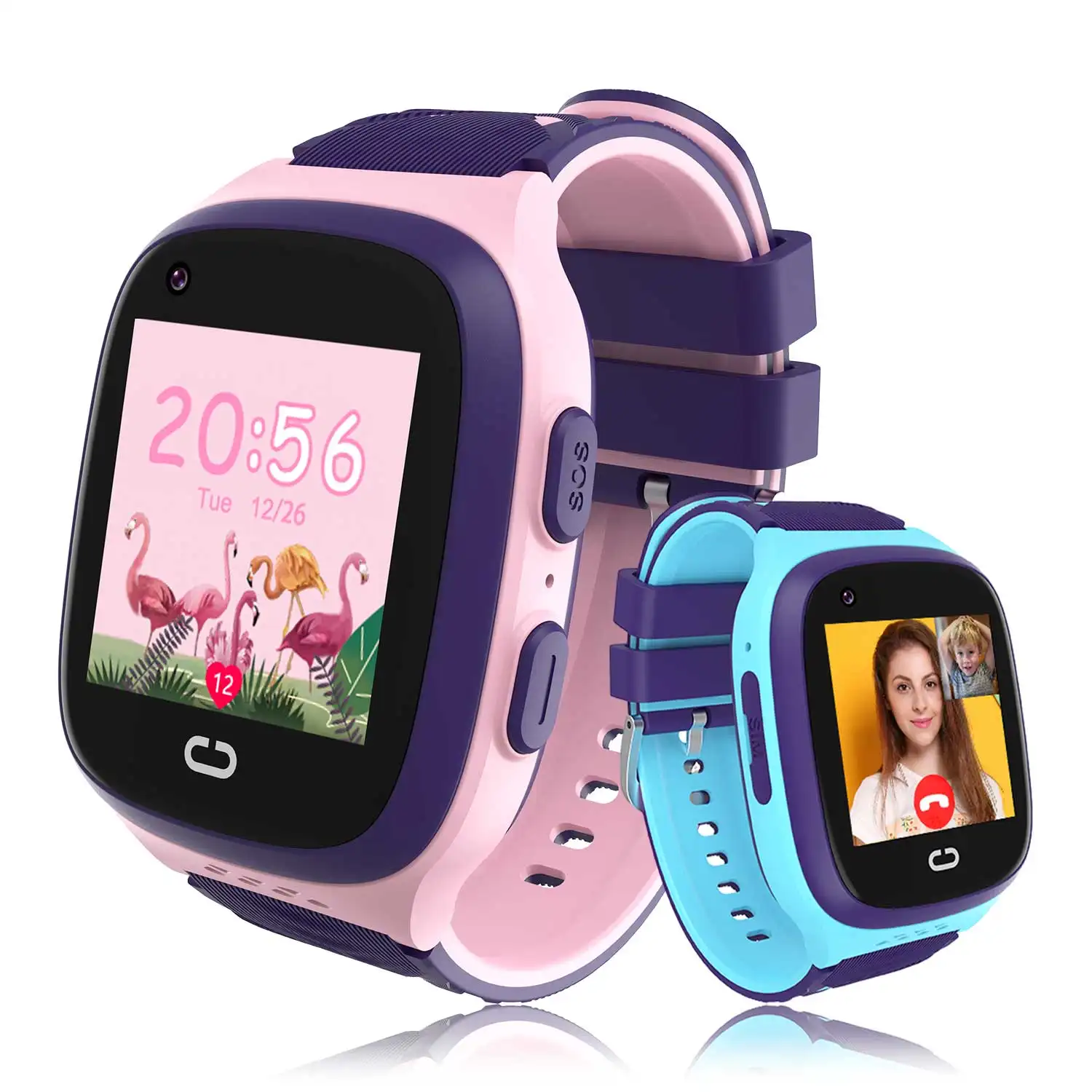 2024 Hot Selling Kids Smart Watch Vt31 4G Waterdicht Met Camera Lbs Gps Sos Wifi Kinderen Polshorloge