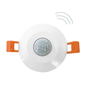 Ingebouwde PIR-bewegingssensor Inductieschakelaar voor menselijk lichaam Lichtregeling Instelbare spanning Brandwerende relaisuitgang Verborgen - Product Image 1