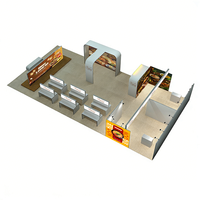Stand d'exposition modulaire 3D en aluminium pour salon professionnel, design 6x9, 5x12, 6x18, 3x3, 3x6, 3x4