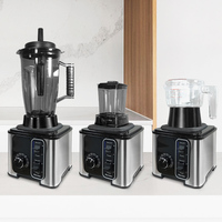 Blender électrique 4L 850W 25000RPM avec 15 réglages de vitesse pour des soupes et des sauces onctueuses Cuisine