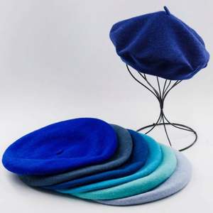 Gorro de Lana Estilo Británico para Mujer, Moda Otoño Invierno, Casual, Clásico, Boina para Mujer y Hombre, Cálido para Exteriores - Product Image 2