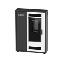 Poêle à granulés de bois KM0802E moderne à commande Wi-Fi, haute efficacité, sans fumée, pour salle de conférence européenne