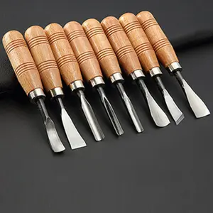 8 bentuk dan jenis pertukangan kayu set ukiran kayu cocok untuk pemula pegangan tangan pisau ukiran kayu