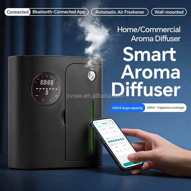 Electric Automatic Spraying Aromatherapy Machine Commercial Intelligent  Essential Oil Diffuser OEM Accepted