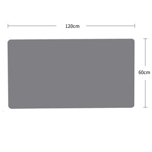 Tapis de table en silicone de qualité alimentaire personnalisé, gris semi-transparent, réutilisable, antidérapant, pour comptoir de cuisine, passe au lave-vaisselle - Product Image 2