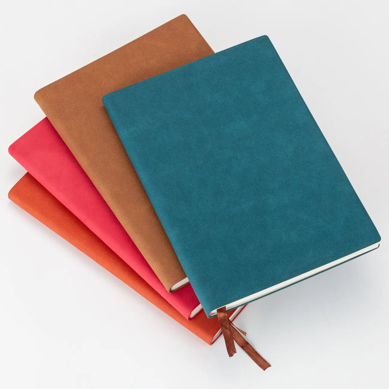 Timbul Stamping Hadiah Kulit Notebook Iklan & Notebook Sekolah Kustom A5 PU Harian Notebook