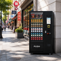Distributeur automatique de boissons froides compact SUNHOPE avec système de refroidissement pour bouteilles et canettes, paiement sans espèces pour aéroports et hôtels