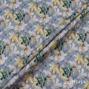 ผ้าพิมพ์ผ้าฝ้ายทอจากลอนดอนผ้าทอผ้าฝ้ายออร์แกนิคสำหรับ145gsm พิมพ์ลายตามสั่ง - Product Image 2