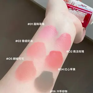 Flower Knows Strawberry Cupid Liquid Blush, crème de blush exclusive, crème de <span class=keywords><strong>contour</strong></span> du visage, maquillage en crème, 6 couleurs - Product Image 5