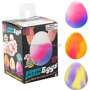 Small Size Soft Cloud TPR Squishy <b>Easter</b> Egg Toy Water-Activated Color Changing Stress Relief Fidget Toy for <b>Gifts</b> - Product Image 2