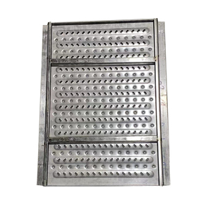 SS304 thép không gỉ Grating lối đi nền tảng cầu thang treads rãnh thoát nước Bìa báo chí-khóa Thép Grating đục lỗ cắt - Product Image 5
