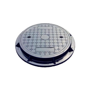 공장 주철 맞춤형 CE-EN124 연성 철 맞춤형 로고 D400 맨홀 커버 잘 커버 도로 안전 라운드 - Product Image 3