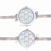 Éclairage LED RGB permanent SHIJI 50 mm pour extérieur, éclairage de façade de bâtiment pour projet de Noël