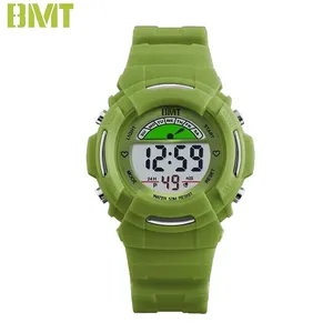 Oem class lcd electronic watch luminous date alarm clock unisex digital sports watch