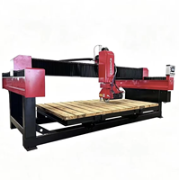 Scie à pont infrarouge intégrée CNC pour la découpe de pierres, granit, marbre, pierres tombales, formes spéciales, traitement de découpe multi-angles