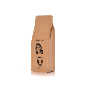 Nhiệt niêm phong compostable nâu kraft Craft giấy Pouch 1kg rỗng đáy phẳng cà phê đậu bao bì dây kéo túi cà phê với van - Product Image 3