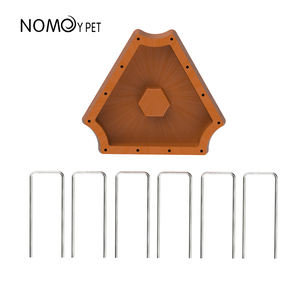 NOMOY PET yeni üç renk üç boyutları ada kaplumbağa besleyici gıda su kasesi çıkarılabilir Metal çit ile - Product Image 3