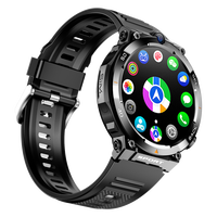 Montre connectée NFC GPS la plus récente avec double caméra, écran IPS, bracelet en silicone, charge magnétique, fonction e-mail, surveillance de la fréquence cardiaque