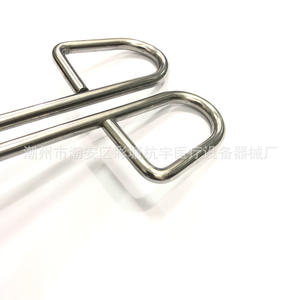 Pince courbée en acier inoxydable Hy-081, 200-500 mm, pince industrielle de laboratoire pour la manipulation de creusets et de béchers - Product Image 4
