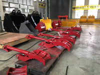 Pouce hydraulique progressif pour godet d'excavatrice, s'adaptant parfaitement aux grilles de godet et aux lames de coupe