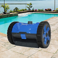 Nettoyeur automatique de piscine creusé à 2 roues Outil et accessoire essentiels de nettoyage de piscine