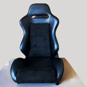 Asientos Deportivos Ajustables Mico4 LO03 <span class=keywords><strong>de</strong></span> Terciopelo y Cuero con Ajustador para Autos Modificados - Product Image 5