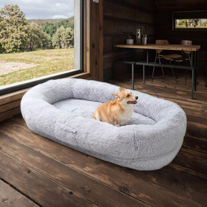 ที่นอนสุนัขขนาดใหญ่สำหรับสัตว์เลี้ยงที่นอนทำจากผ้าให้ความอบอุ่นในฤดูหนาวไม่จำเป็นต้องประกอบ - Product Image 5