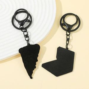 Nuevo Llavero de Moda con Colgante de Pareja de Pizza de Dibujos Animados, Joyería de Aleación de Zinc - Product Image 4