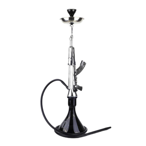 Cachimba con Forma de <span class=keywords><strong>AK</strong></span>-<span class=keywords><strong>47</strong></span>, Diseño de Vástago de Vidrio, Juego Completo de Cachimba Árabe, Suministro Directo de Fábrica - Product Image 3