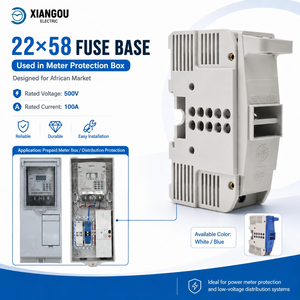 Prix Usine OEM Type Afrique 125A 2P 22x58 CCP Matériau PA Montage Rail DIN 100kA Capacité de coupure Connexion Câble Porte Fusible - Product Image 1